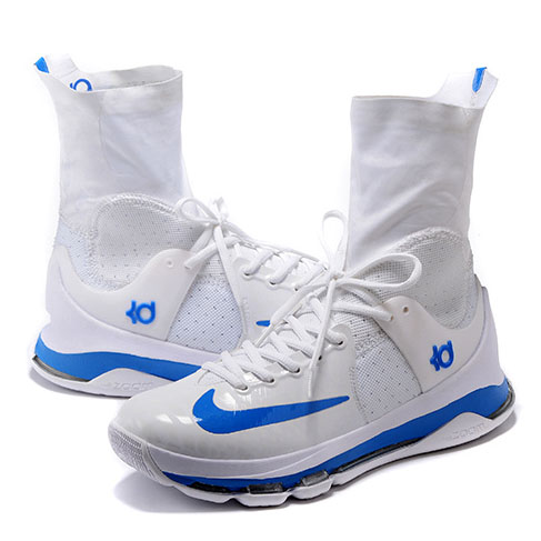 Nike Kd 8 High White Blue Sale